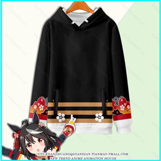 Star3 KonoSuba: เสื้อแจ็กเก็ตคอสเพลย์ แขนยาว ลาย Megumin 3D สําหรับผู้ชาย และผู้หญิง