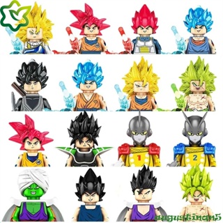 Augustinan บล็อกตัวต่อ รูปการ์ตูนอนิเมะ Dragon Ball Son Goku ของเล่นสําหรับเด็ก