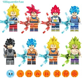 Quentin1ae บล็อกตัวต่อ การ์ตูนดราก้อนบอล Son Goku คลาสสิก ขนาดเล็ก ของเล่นสําหรับเด็ก