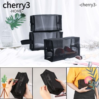 Cherry3 กระเป๋าเครื่องสําอาง กระเป๋าตาข่าย สําหรับตั้งแคมป์