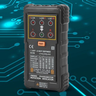ZhongXiong PEAKMETER PM5900 แบบพกพามือถือสามเฟสมอเตอร์ตัวบ่งชี้การหมุนตัวบ่งชี้
