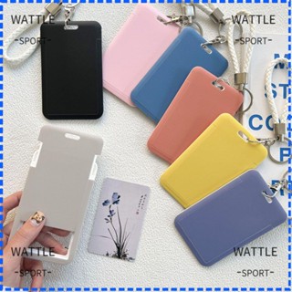 Wattle ที่ใส่บัตรธนาคาร บัตรประจําตัวประชาชน น่ารัก สําหรับผู้หญิง ผู้ชาย