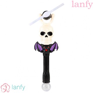 Lanfy กังหันลมเรืองแสง รูปผี หลากสี ของเล่นฮาโลวีน สําหรับเด็ก