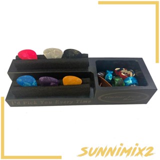 [Sunnimix2] กล่องเคส สําหรับเก็บปิ๊กกีตาร์