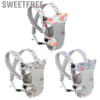 Sweetfree Baby Carrier  Portable Head Support Adjustable Printed Infant Wrap for Home Newborn