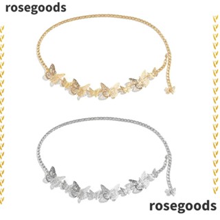 Rosegoods1 สายโซ่คล้องเอว เหมาะกับปาร์ตี้ บิกินี่ สําหรับผู้หญิง