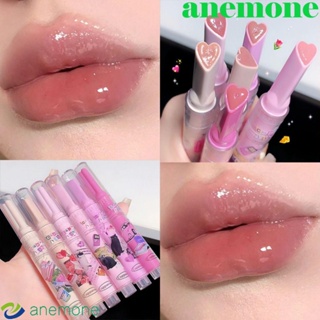 Anemone ลิปสติก ลิปกลอสเจลลี่ เนื้อแมตต์ กันน้ํา ติดทนนาน 6 สี สไตล์เกาหลี