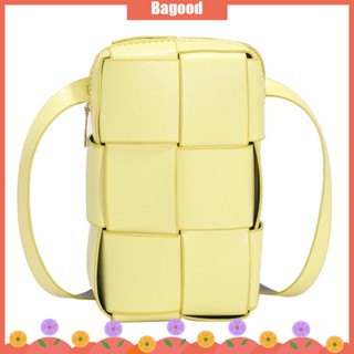 ♪Bagood♪พร้อมส่ง กระเป๋าสะพายไหล่ คาดเอว สะพายข้าง หนัง PU ขนาดเล็ก สีพื้น สําหรับสตรี