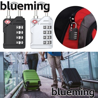 Blueming2 กุญแจล็อกตู้เสื้อผ้า แบบใส่รหัสผ่าน โลหะผสมสังกะสี 4 หลัก กันขโมย ทนทาน