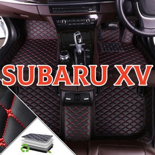 [พร้อมส่ง] พรมปูพื้นรถยนต์ หนัง PU กันฝุ่น กันน้ํา 3 ชิ้น สําหรับ Subaru XV