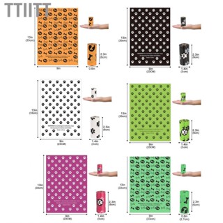 Ttiitt Dog Poop Waste Bags Eco Friendly Disposable Strong Durable Large Capability Easy Tear for Outdoor Walking