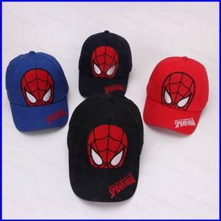 หมวกเบสบอล กันแดด กันลม ระบายอากาศได้ดี ลาย Spider-Man GP1 PG1 แฟชั่นฤดูร้อน สําหรับเด็ก