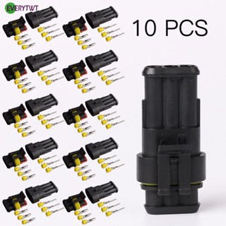 ⭐NEW ⭐Connector Plug Female Male Terminals Silicone Rubber Sealed For Automobiles