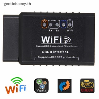 Gg ELM327 เครื่องสแกนเนอร์วินิจฉัยรถยนต์ WIFI OBDII สําหรับ iOS Android TH