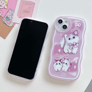 เคสโทรศัพท์มือถือซิลิโคน TPU กันกระแทก ป้องกันเลนส์กล้อง ลายการ์ตูนน่ารัก สีชมพู สําหรับ Xiaomi Redmi Note 12 4G 11 10 Pro 5G 12C 10T 10C 10A A1