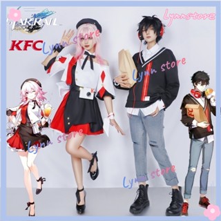 Honkai: Star Rail × KFC Cos ชุดคอสเพลย์อนิเมะ MARCH 7TH/DAN HENG XS-3XL