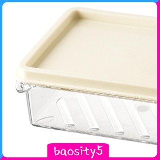 [Baosity5] กล่องเก็บของในตู้เย็น พร้อมฝาปิด สําหรับเนื้อสัตว์ ผัก ไข่