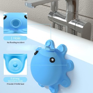 Bathtub Overflow Drain Cover Silicone Bath Tub Drain Stopper Bathroom Accessory