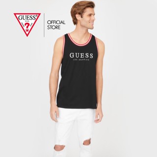 GUESS เสื้อกล้ามผู้ชาย รุ่น XBRP06KAK90 สีดำ