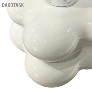 DAKOTASK Cloud กดปั๊มขวดเซรามิคตกแต่งนำกลับมาใช้ใหม่ได้ Shape ขวดสำหรับห้องน้ำ