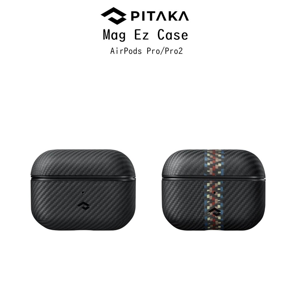 Pitaka MagEZ Case เคสเคฟล่ากันกระแทกเกรดพรีเมี่ยม เคสสำหรับ AirPods Pro/Pro2 (ของแท้100%)