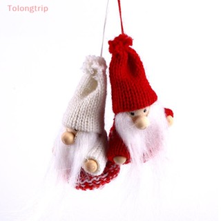 Tolongtrip&gt; ตุ๊กตาซานต้าคลอส สําหรับตกแต่งต้นคริสต์มาส