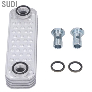 Sudi Oil Cooler Kit Wearproof Direct Replacement Heat Resistant Silver PBC500230 Engine Assembly with Seal Ring for