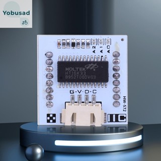 [Yobusad.th] Ht16k33 บอร์ดโมดูลจอแสดงผล I2C LED สําหรับ Arduino