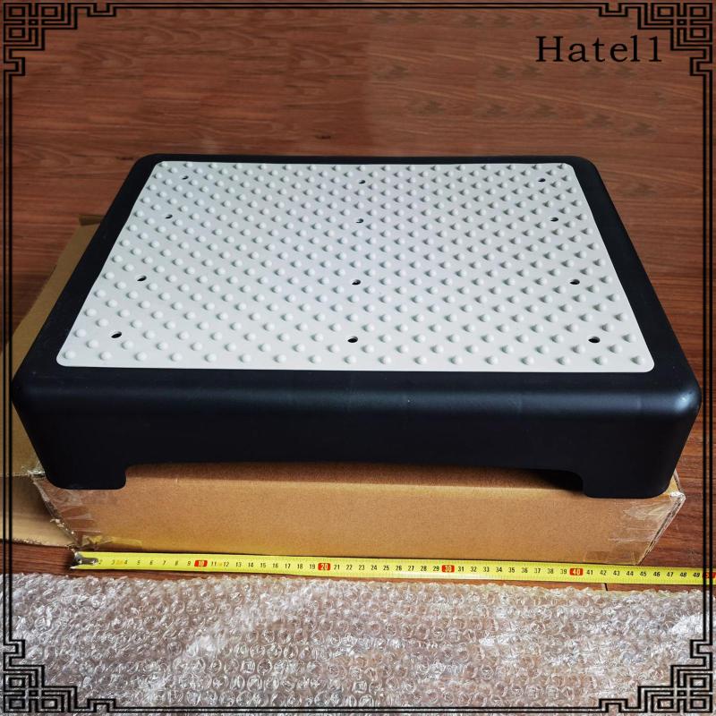[Hatel ] เก ้ าอี ้ ก ้ าวแบบพกพา 440lbs ความจุ AntiSlip 4 นิ ้ วครึ ่ ง Riser สําหรับรถยนต ์ ผู ้ สูงอายุบันไดฝักบัว