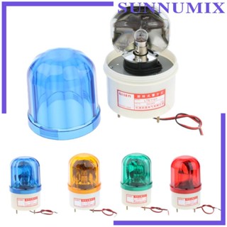 [Sunnimix] โคมไฟเตือน LED 24V หมุนได้ สีแดง สําหรับบ้าน อุตสาหกรรม