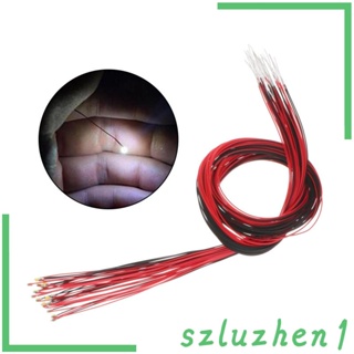 [Szluzhen1] สายพรี ขนาดเล็ก #0805 โคมไฟ LED SMD สเกล HO N สําหรับตกแต่งบ้าน