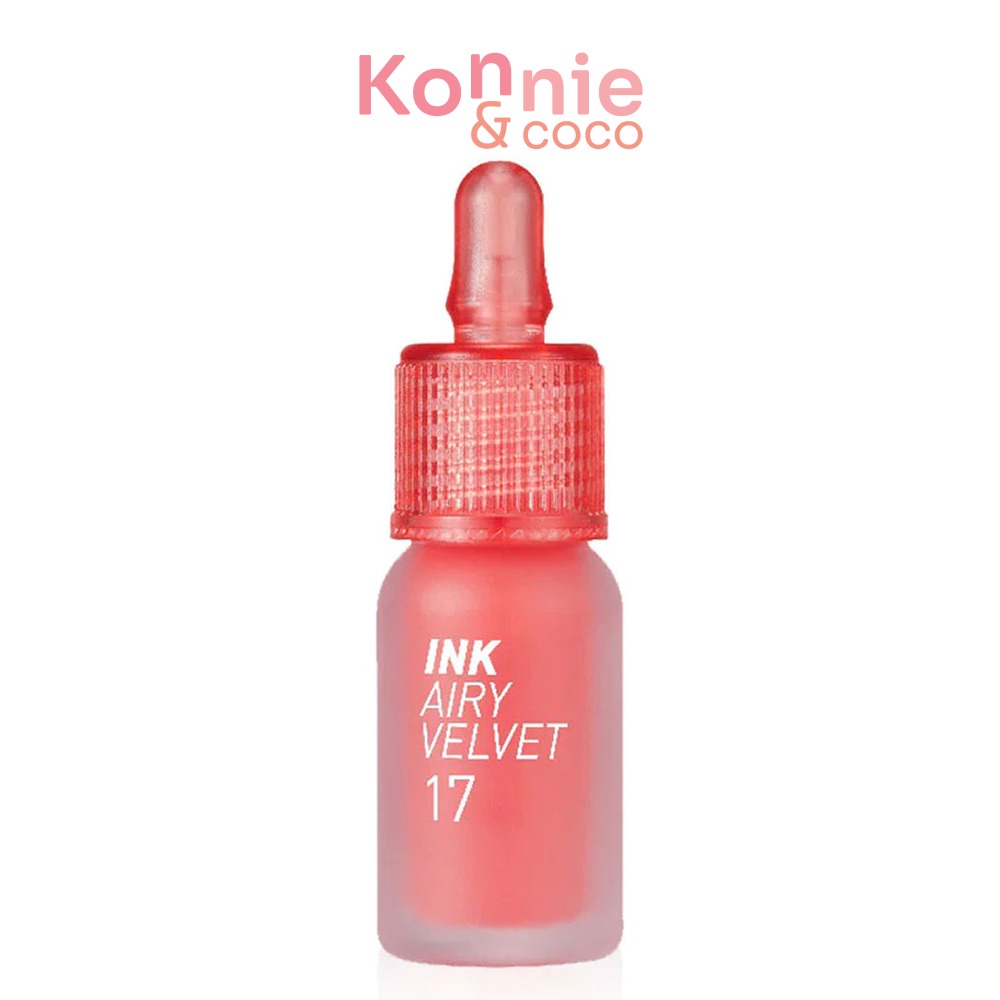 Peripera Ink Airy Velvet 4g #17 Attached Orange Pink.