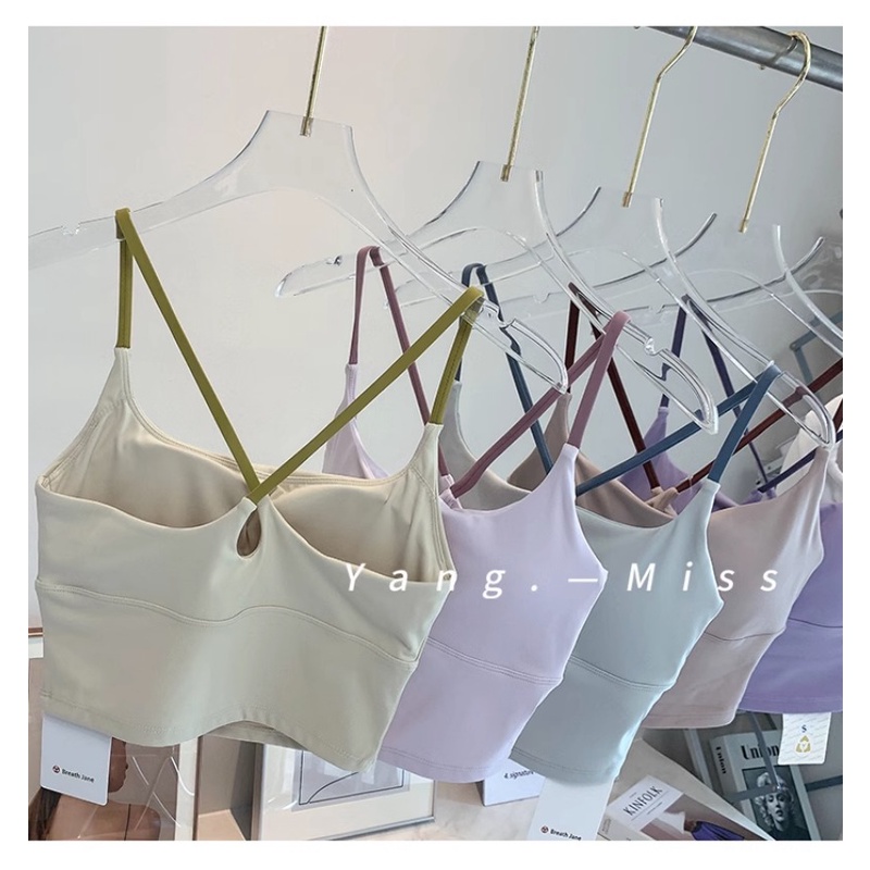 【MAGGIEYOGA】สปอร์ตบรา เสริมฟองน้ํา สําหรับใส่ออกกําลังกาย โยคะ พิลาทิส