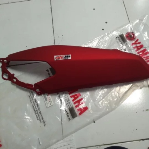 MERAH ด้านข้างฝาครอบร่างกายด้านข้าง TEDENG TEBENG LEFT NMAX N-MAX N MAX OLD COLOR RED BLACK DOF DOFF