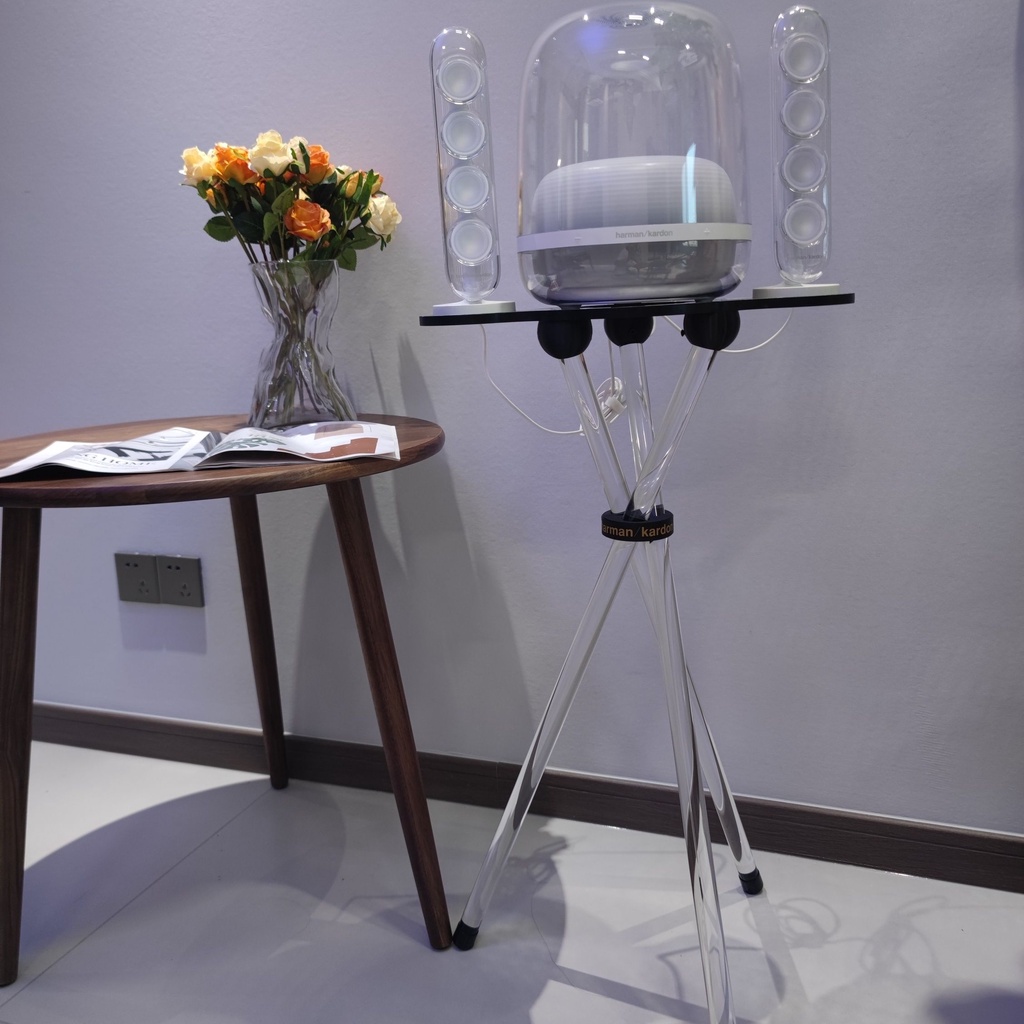 ฐานขาตั้งลําโพง 3 ขา แบบกระจก สามขา สําหรับ AURA STUDIO 2 3 4 SoundSticks 3 4 - รูปที่ 6