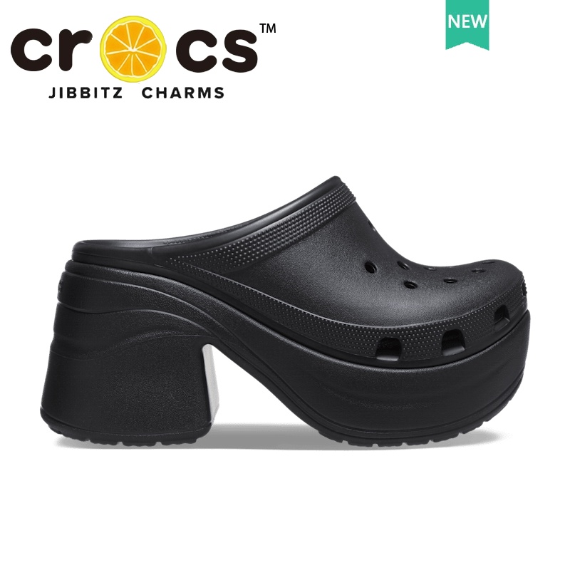croc แท้ SIREN CLOG รองเท้ามีส้น รองเท้าพื้นหนา #208547