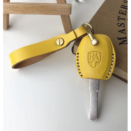 Royal Alloy Motorcycle Genuine Leather Key Cover GP150/200 TG300 Key Protective Case