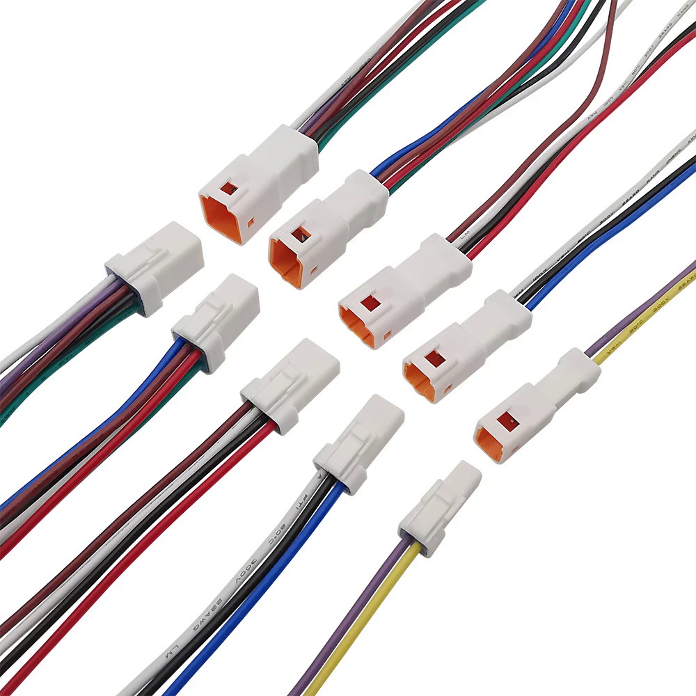 Jwpf JST 2 3 4 6 8 Pin ซ็อกเก็ตปลั๊กตัวผู้ ตัวเมีย กันน้ํา พร้อมสายไฟ 22AWG 15 ซม. สําหรับรถยนต์