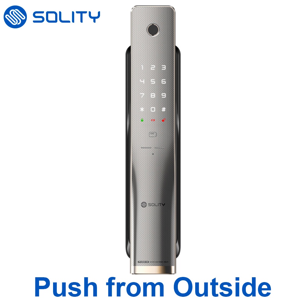 Solity Korea P4000-BH Push from Outside Digital Door Lock Smart Gate Security
