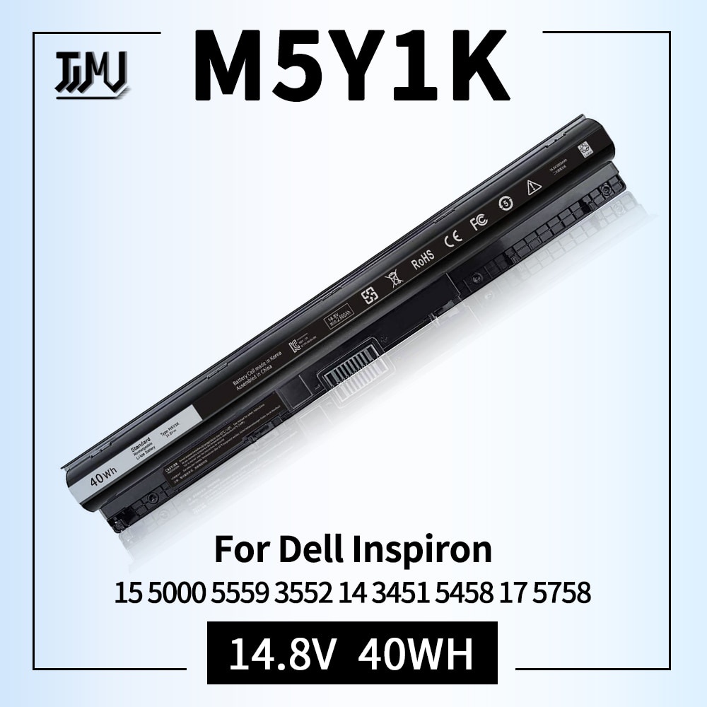 M5Y1K แบตเตอรี่ for Dell Inspiron 14 15 17 5000 3000 Series 5559 3451 3558 3567 5755 5756 5458 GXVJ3