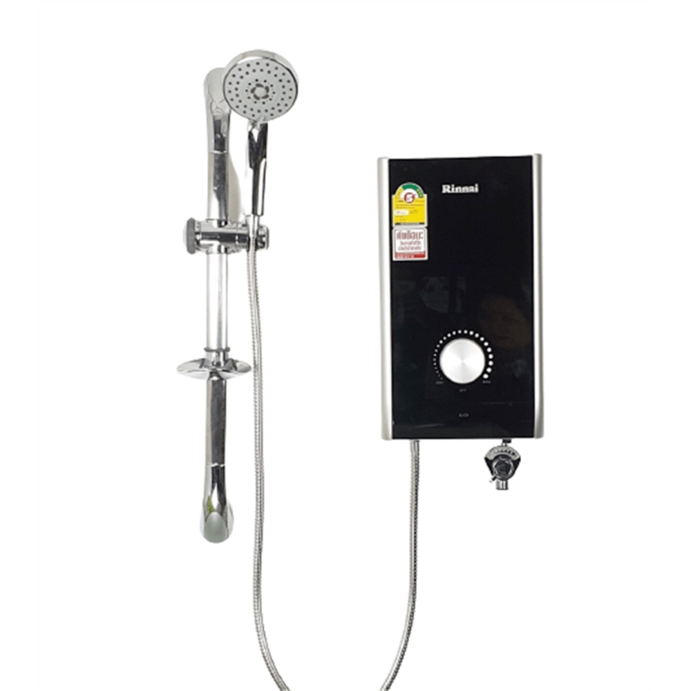 GlobalHouse RINNAI เครื่องทำน้ำอุ่น 4500 วัตต์ SENTO450s สีดำ สินค้าของแท้คุณภาพดี