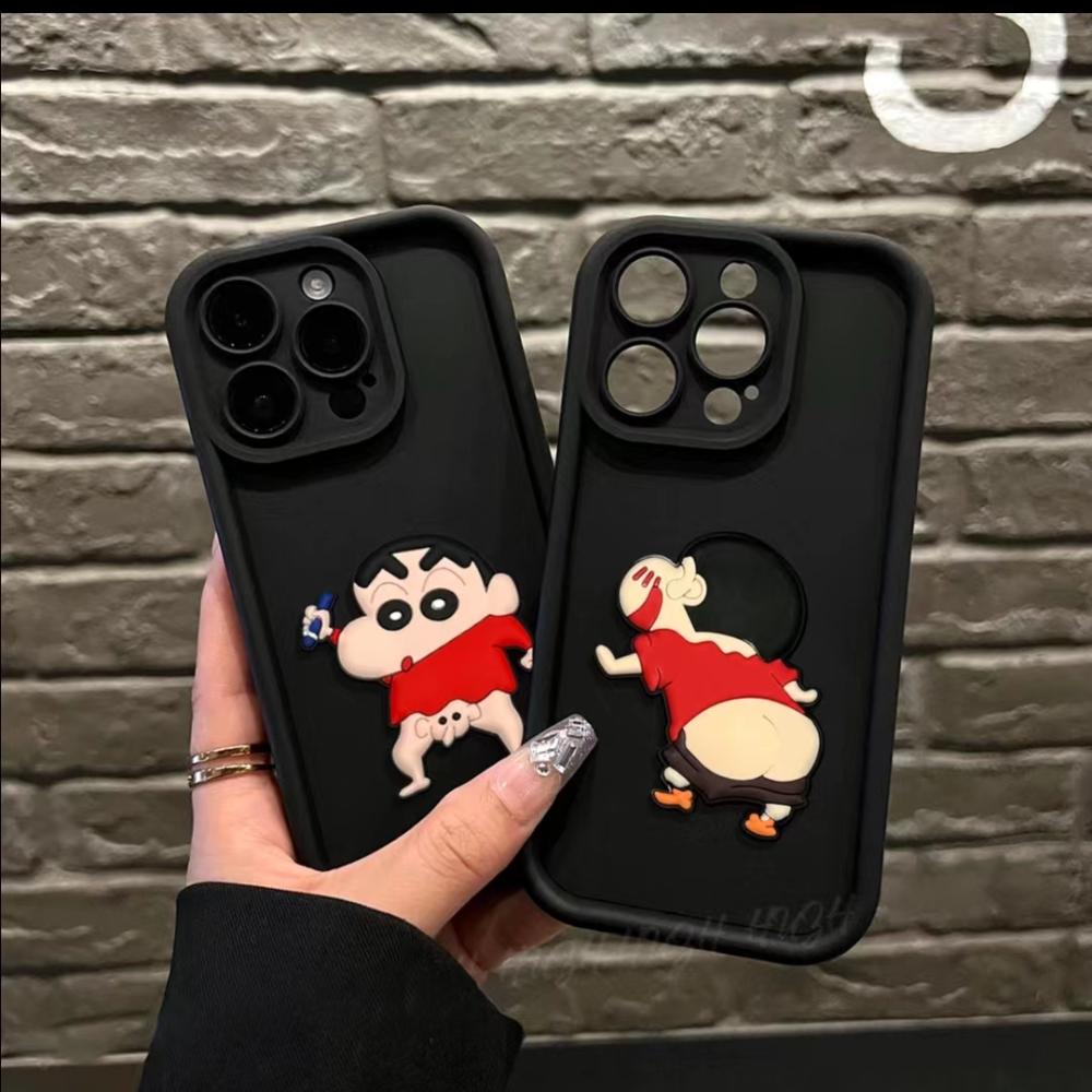 เคสโทรศัพท์มือถือ แบบนิ่ม ลายการ์ตูน สําหรับ IPhone X XR XS Max 11 12 13 14 15 Pro Max 7 8 Plus