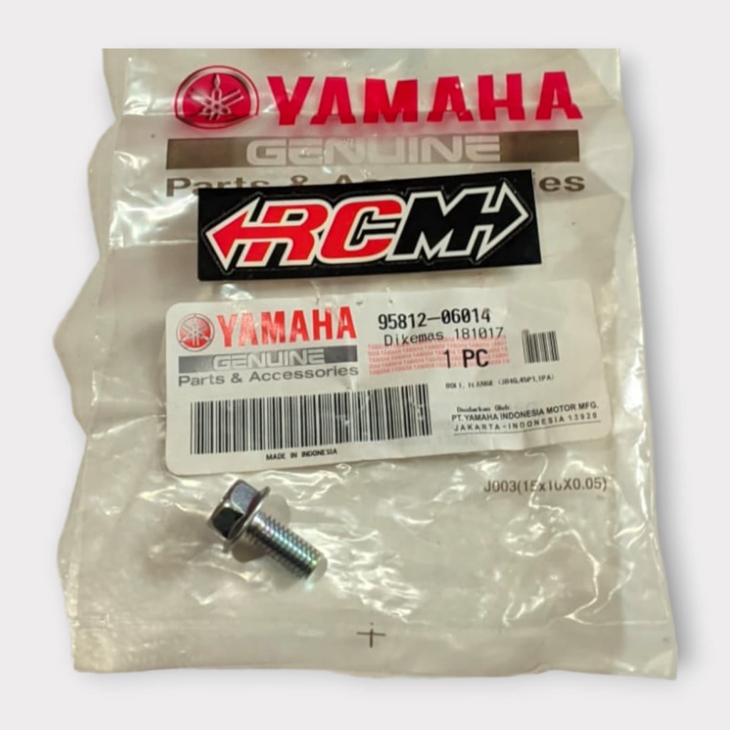 95D32-06016 DEEPRECESS FLANGE BOLT MIO M3 CW ORIGINAL YAMAHA YGP ORIGINAL