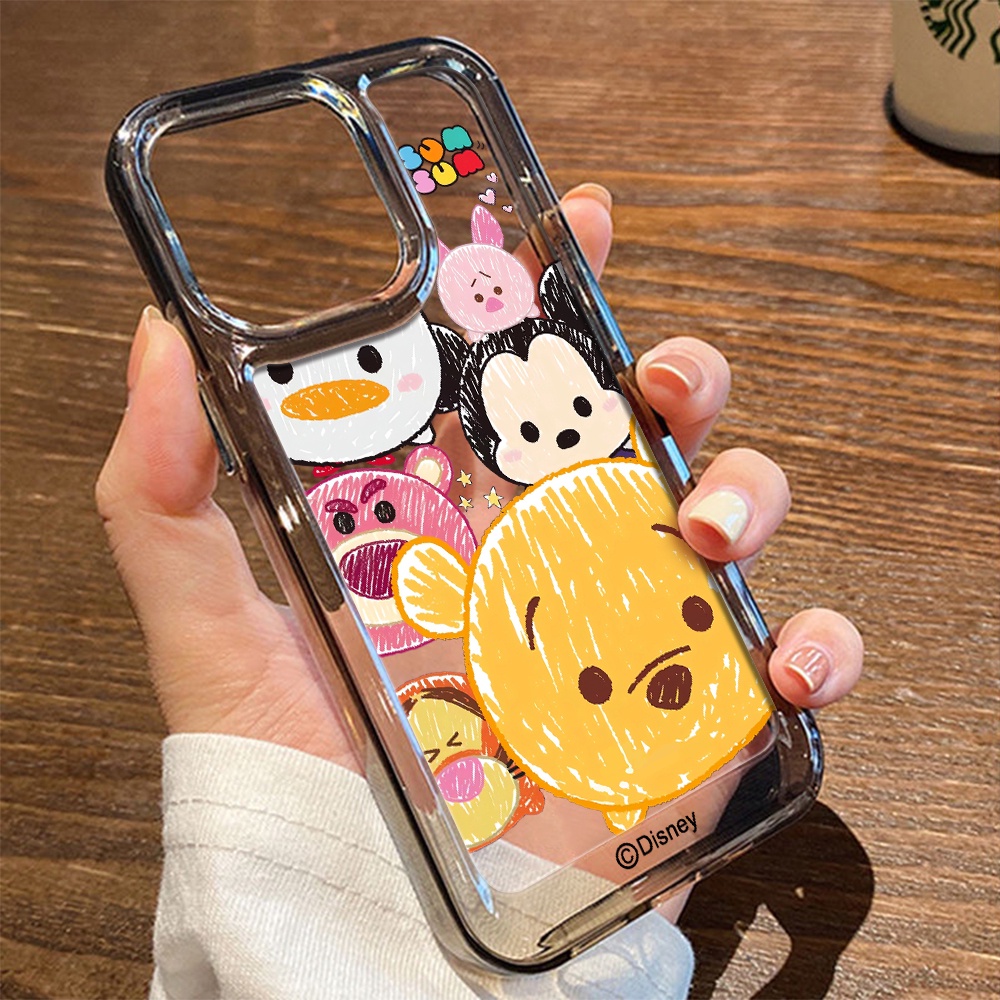 เคสโทรศัพท์มือถือ กันกระแทก ลายการ์ตูนดิสนีย์ วินนี่ เดอะ พูห์น่ารัก สําหรับ IPhone 15 14 13 12mini 11 Pro Xs Max X XR 7 6s Plus