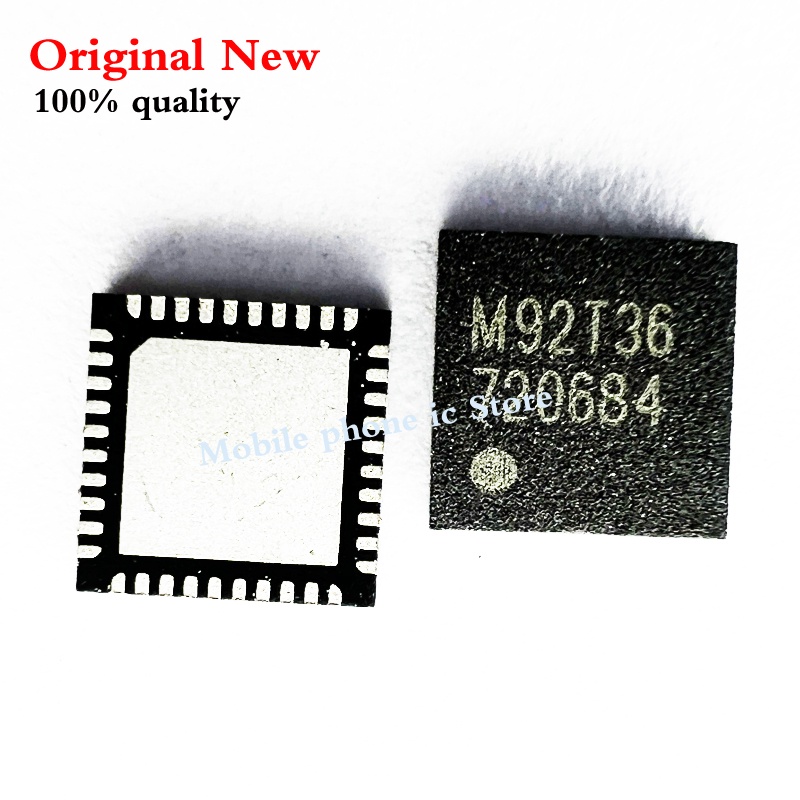 ชิปเซ็ต QFN M92T36 BQ24193 PI3USB P13USB PI3USB30532ZLE P13USB30532ZLE 100% (1 ชิ้น)