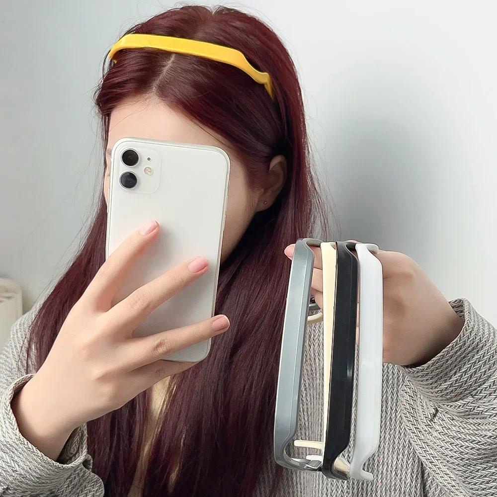 1/2 ชิ้น ที่คาดผมสี่เหลี่ยม เครื่องประดับ COCOJEWELRY ผมหนาผมหยิกผมแบบห่วงสำหรับที่คาดผมแบบซ่อนทรงผมแบบยึดติดได้ทุกเพศ