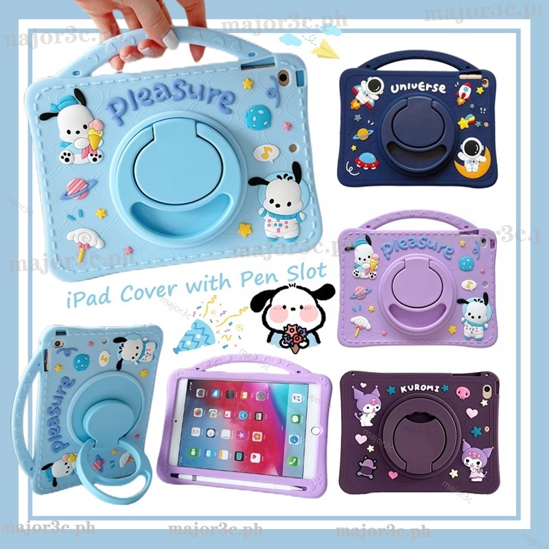 เคส ลายการ์ตูนน่ารัก พร้อมช่องใส่ดินสอ สําหรับ iPad mini7 AIR6 AIR11 2024 M2 PRO11 2024 M4 CASE IPAD 10th 9th 8th 7th 6th Pro 11 2022 10.5 9.7 10.9 10.2 iPad Mini 6 AIR5 AIR4 10.9 Pro11 10gen 2022 เคสโทรศัพท์ ip