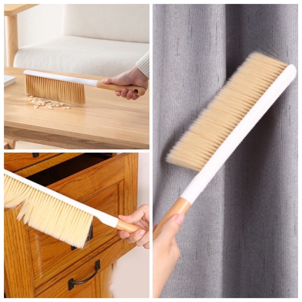🆕 แปรงปัดฝุ่น ไม้ปัดฝุ่น ขนนุ่มแด้ง รุ่นอัพเกรดใหม่ ด้ามไม้ ใช้ทำความสะอาด ไม้ปัดฝุ่นรถยนต์ โซฟา ที่นอน  🆕 - รูปที่ 5