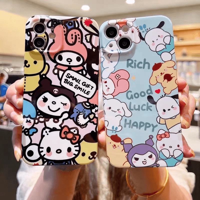 Cute Kitty Scratch-resistant Casing OPPO Reno 10 Pro+ 8T 7Z 8Z 5G 7 8 6 5 Pro 4 4Z SE 4G A78 A77 A74 A15 A15S A53 A33 2020 A91 A31 Cartoon TPU Smooth Surface Phone Case 1FLK 03