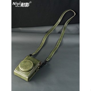 กระเป๋าสะพายไหล่ หนัง PU ใส่กล้อง สไตล์เรโทร สําหรับ Sony ZV…